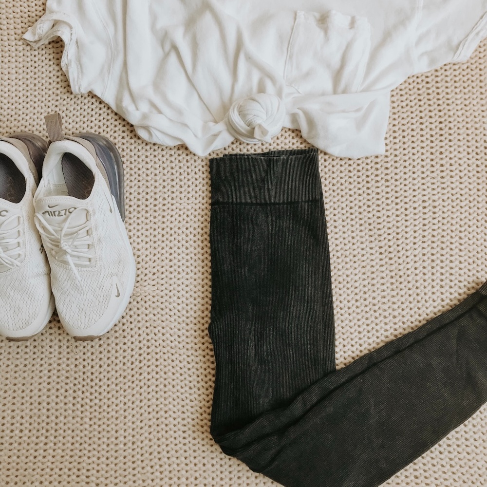 Navy Seamless Leggings